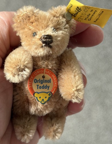 Wow vtg mini steiff mohair - vtg,